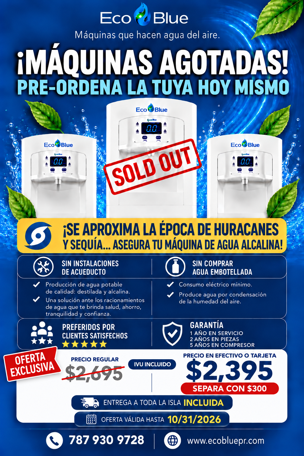 Pre-venta 10/31/2026